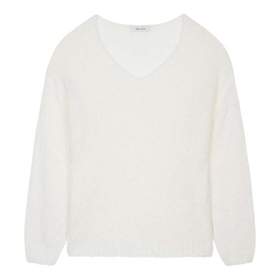 Pull col v laine mohair TEDDY SMITH