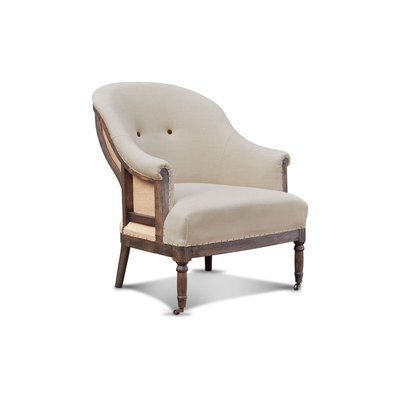 Fauteuil en lin et coton LÉONIE PRODUIT INTERIEUR BRUT