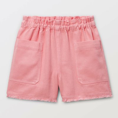 Short uni en coton MONOPRIX
