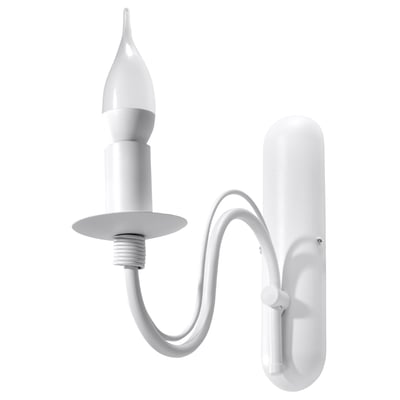 Applique Acier Blanc E14 1 Minerwa EDEN