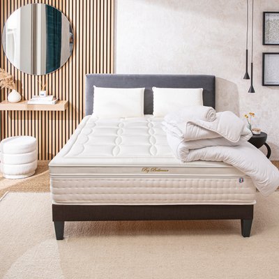 Pack prêt à dormir Matelas Mémoire de forme + Sommier + Accessoires EMPEREUR BELLECOUR