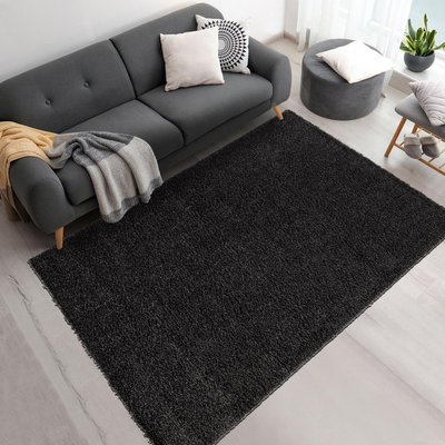 Tapis shaggy tissé motif uni SPYGIP UN AMOUR DE TAPIS
