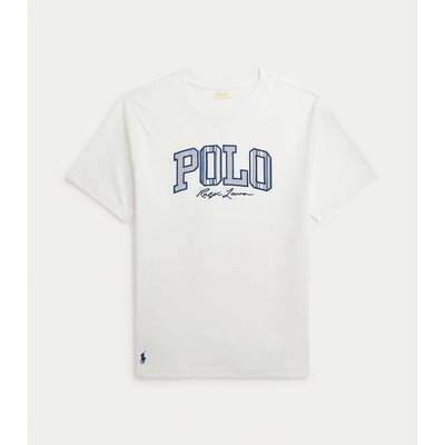 Embroidered Logo Cotton T-Shirt with Short Sleeves POLO RALPH LAUREN