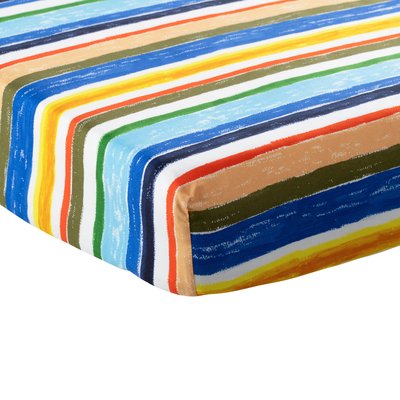 Drap housse Imprime PINATA CARRE BLANC