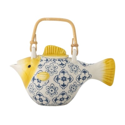Théière poisson grès infuseur  Wrenna BLOOMINGVILLE