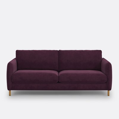 Sofá cama de terciopelo, 4 plazas Loméo LA REDOUTE INTERIEURS