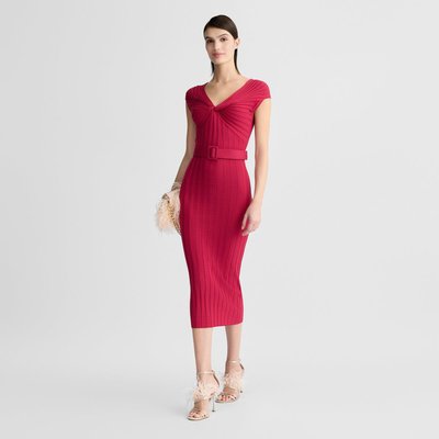 Robe en maille avec ceinture LIU JO