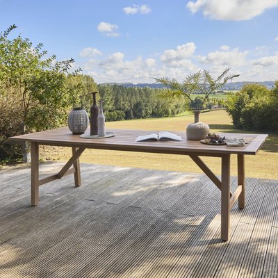 Table de jardin bois d'eucalyptus 8 places LORIA SWEEEK