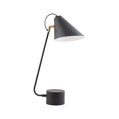 Lampe de table Club Noir et Laiton HOUSE DOCTOR
