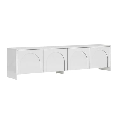 Meuble TV 4 portes décor arches MARFA PIER IMPORT