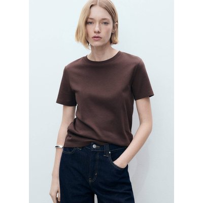 T-shirt coton manches courtes MANGO