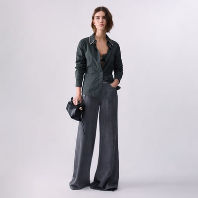 Pantalon évasé avec ceinture LIU JO