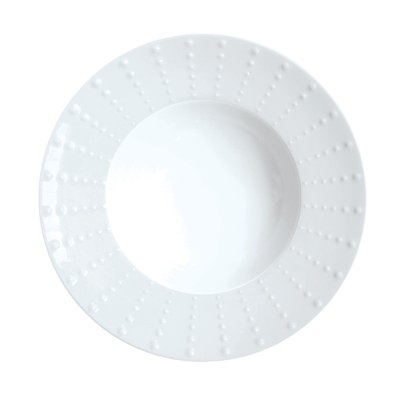 Coffret 6 assiettes creuses à aile - SANIA BRILLANT MEDARD DE NOBLAT