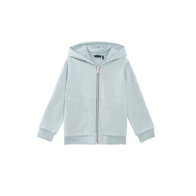 Cardigan à capuche zip bicolore IKKS