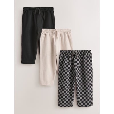 Pantalon de jogging rayé, lot 3 NEXT