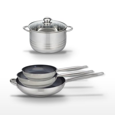 3 poêles 24/28/32cm + 1 faitout 16cm PROFI THERM PLATINUM ELO