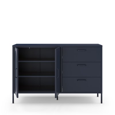 Buffet 2 portes en métal L140cm - Zio DRAWER