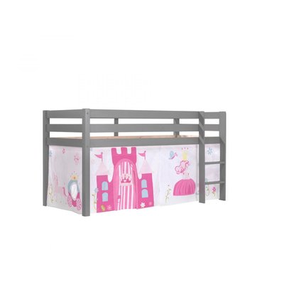 Lit Enfant Surélevé + Rideau de lit Princess VIPACK