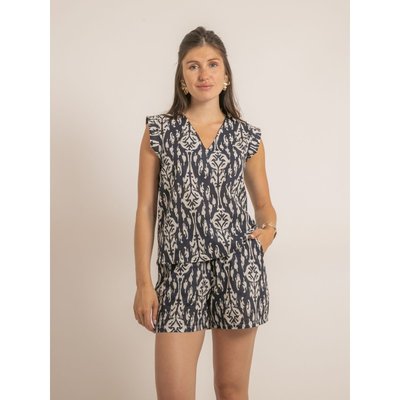 Top Sans Manches Motifs Flaya DONA LISA
