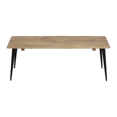 Table basse rectangle en bois de manguier et métal  AIMÉE MADE IN MEUBLES 