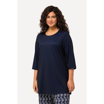 T-shirt long, imprimé à pois. Décolleté rond ULLA POPKEN