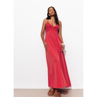 Robe en crochet et jersey PROMOD