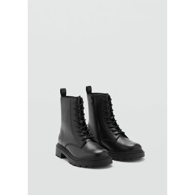 Bottines cuir lacets MANGO KIDS
