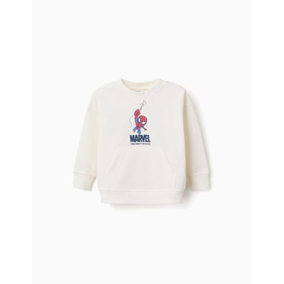 Sweat en coton avec imprimés Spider-Man ZIPPY