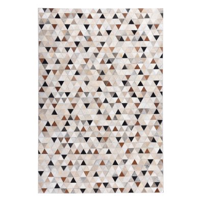 Tapis salon Kobe, 100% cuir de vache THEKO