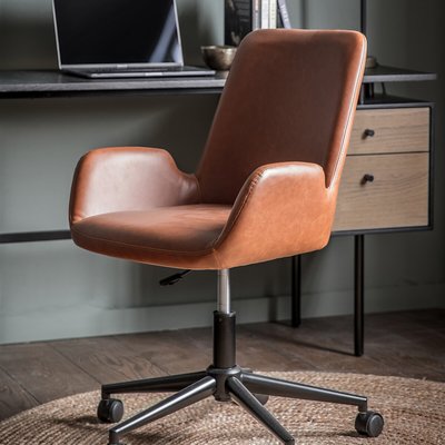 Bhiwani Faux Leather Office Chair ÉDITÉ