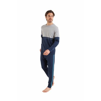 Pyjama long chaud en coton ATHENA