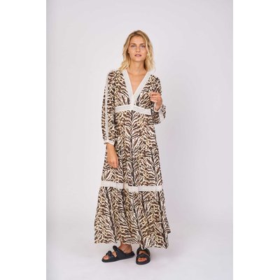 Robe longue imprimée crochet COSETTE DERHY