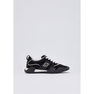 Baskets en nylon et cuir verni LIU JO