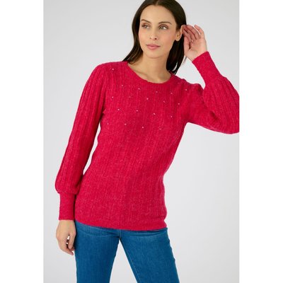 Pull mélange alpaga à strass DAMART
