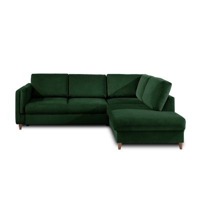 Canapé d'Angle Convertible en Velours 5 places - BROOKE LISA DESIGN