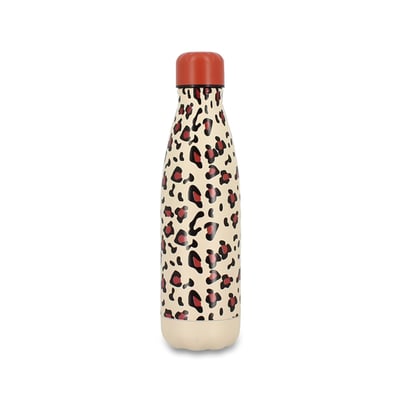 Bouteille 500ml en acier inoxydable, LEOPARD NOVASTYL