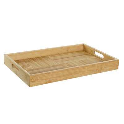 Plateau en bambou rectangulaire 43x27x4.5cm WADIGA