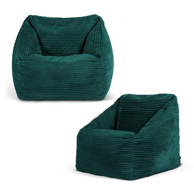 Lot de poufs fauteuil enfant velours côtelé Oeko-Tex® - MORGAN ICON