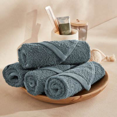Lot 4 serviettes d'invité éponge 600 g/m², Zavara LA REDOUTE INTERIEURS