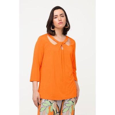 T-shirt, découpes, coupe Classic, col rond ULLA POPKEN