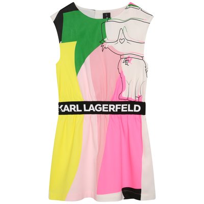 Robe de cérémonie multicolore KARL LAGERFELD KIDS