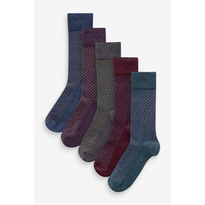 Chaussettes habillées à motif, lot de 5 NEXT