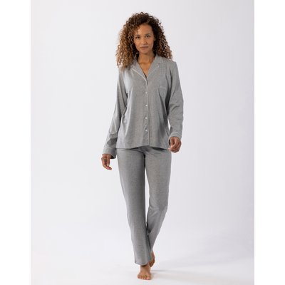 Pyjama boutonné en coton modal LES INTEMPORELLES A06 LE CHAT