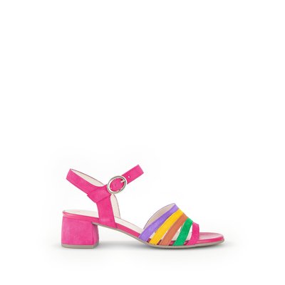 Sandales en cuir à talon décroché block GABOR