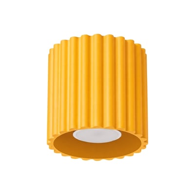 Plafonnier Aluminium Jaune GU10 1 AURA EDEN