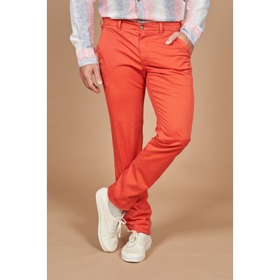 Pantalon chino stretch uni toile fine MCS