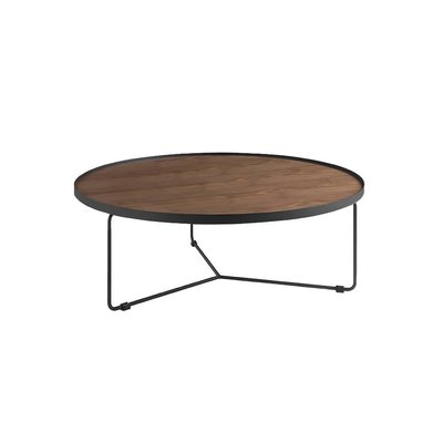Table basse ronde et acier ANGEL CERDA
