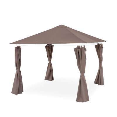 Toile de toit + rideaux pour tonnelle 3x3m Elusa TOILE DE TOIT + RIDEAUX POUR PERGOLA 3X3M ELUSA SWEEEK