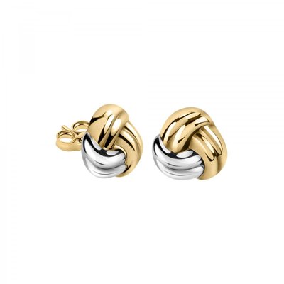 Boucles d'oreilles en or jaune 750 CLASSIC BLUESPIRIT
