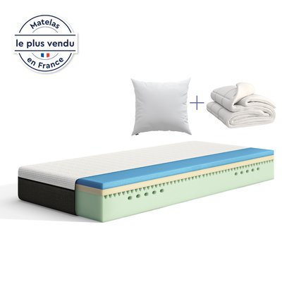 Pack Matelas Original + Couette + Oreiller Nuage EMMA